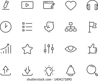 set of web icons, such as address, contact, social media, add friend, e-mail, app