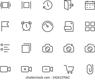 set of web icons, such as social media, add, app, tag, link, button