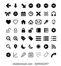 Set of web icons. vector illustration