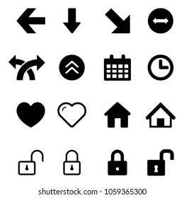 Set of web icons. vector illustration