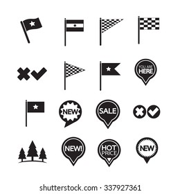 Set of web icons for website and communication