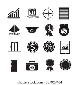 Set of web icons for website and communication