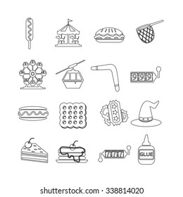 Set of web icons for website and communication