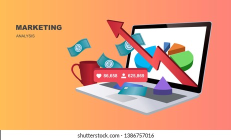 Set of web page design templates for online shopping, digital marketing, teamwork, business strategy and analytics. Modern vector illustration concepts for website and mobile website development.