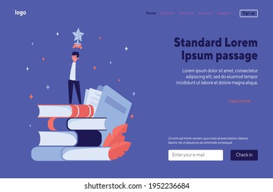 Set of web page design templates for distance education, consulting, training, language courses. Easy to edit and customize.