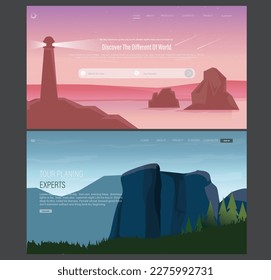 Set of web page design templates for natural products,technology,education.
Modern vector illustration concepts for website and mobile website development.
