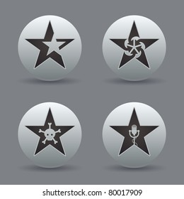 Set of the Web site and internet vector icons