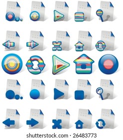 Set of Web vector icons