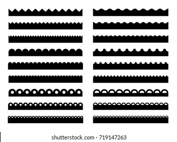 Set of Website Borders Dividers
