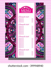 Set of wedding cards. Wedding invitations, Thank you card, Save the date card, Table card, RSVP card and Menu.