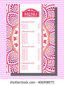 Set of wedding cards. Wedding invitations, Thank you card, Save the date card, Table card, RSVP card and Menu.