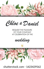set of wedding invitations with Calla flowers and green leaves. rsvp is a modern art design. natural, Botanical, elegant vector illustration
