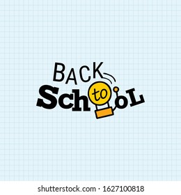 Set of Welcome back to school labels. School Background. Back to school sale tag. Vector illustration. Hand drawn lettering badges. Typography emblem set