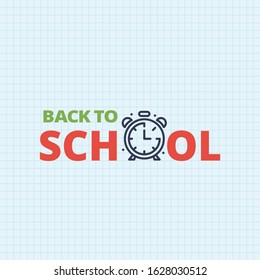 Set of Welcome back to school labels. School Background. Back to school sale tag. Vector illustration. Hand drawn lettering badges. Typography emblem set