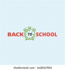 Set of Welcome back to school labels. School Background. Back to school sale tag. Vector illustration. Hand drawn lettering badges. Typography emblem set