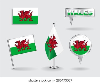 Флаг Wales Фото