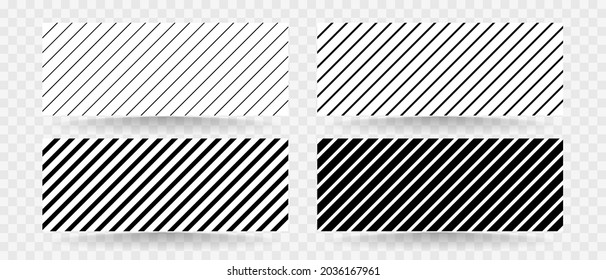 Set of White abstract background, texture with diagonal lines, vector illustration.