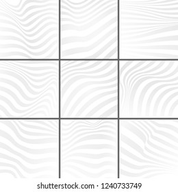 Conjunto de vetores de fundo abstratos brancos