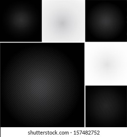 Set white and black backgrounds