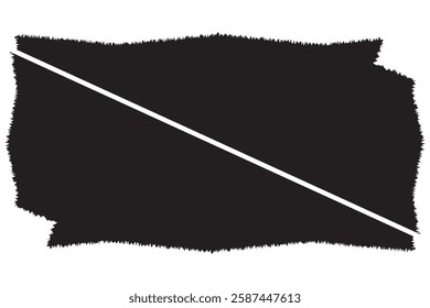 Set of White, Black and Red Torn or ripped paper sheet.  Vector Collage Shape of Torn Paper. Scrapbook edge, notebook tear or blank page split on white background. EPS10