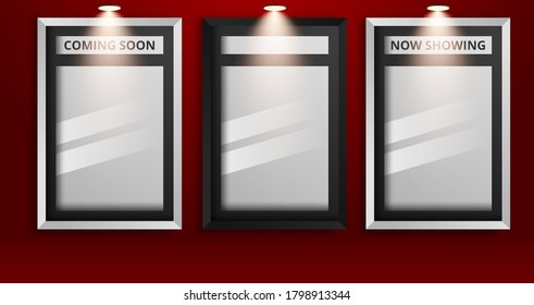 Set of White Blank Picture Frames and Black Blank Picture Frames