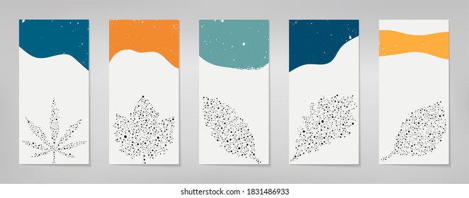 Conjunto de diseño vectorial en blanco y colorido, con problemas, plantillas artísticas, folletos, folletos, presentaciones, folletos con volantes abstractos. Invitación al aniversario. Ilustración del vector