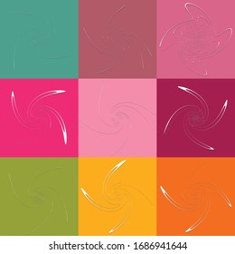 set of white helical, spiraling, curl and curly shapes. spiral, twirl, swirl illustration. twine design elements over single-color, monochrome background, backdrop. helix, volute set