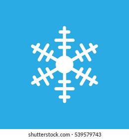 Set white snowflakes icon graphic . Vector eps 10