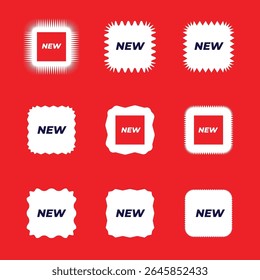Set of white star flashes. Price stickers, sales stickers, price tags, starburst, quality signs, retro stars, sales or discount stickers, sunburst