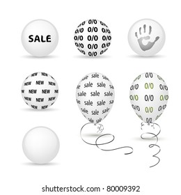 Set of white subjects
