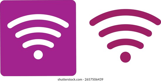 Set  of  Wifi icon set, internet vector set, Wireless Technology, Wireless icon vector, internet access. vector,,
