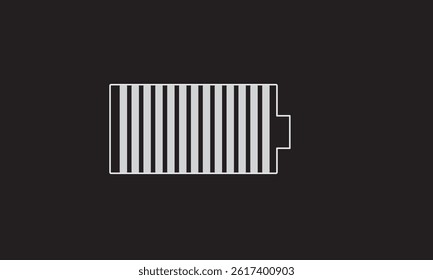 Set wifi icon isolated on white background for iphone. Phone bar status Icons for ios ui, battery drain in green, wifi signal strength. Vector for mobile phone. Vector
