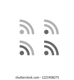 Set Of Wi-Fi icons