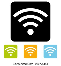 set of wifii icons
