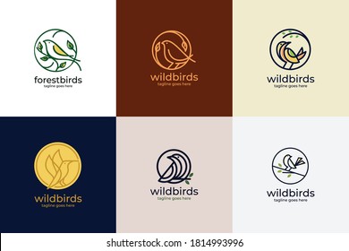 Logo Del Conjunto De Aves Silvestres 