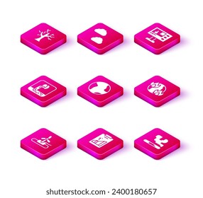 Set Wind turbine, Global warming, Wastewater, Earth globe, Cigarette, fire, Television report and Cloud icon. Vector