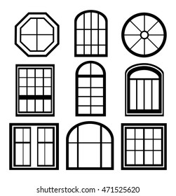 Similar Images, Stock Photos & Vectors of Window collection - 135197135 ...