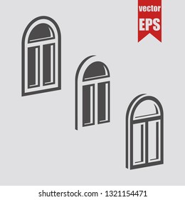 Set Windows icon.Vector illustration.