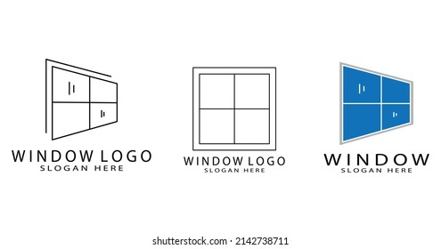 set of windows logo vector illustration design graphic