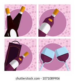 Set of wine collection