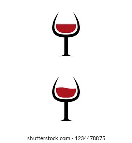 a set of wine icons