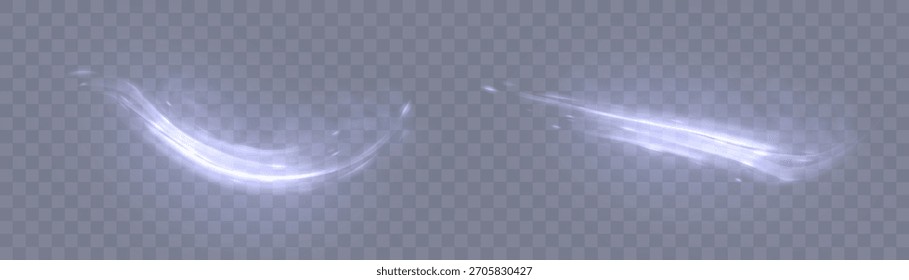 A set of winter vortex effects of snowstorms on a transparent background. Suitable for winter and Christmas compositions, snowstorm and cold wind effects.	