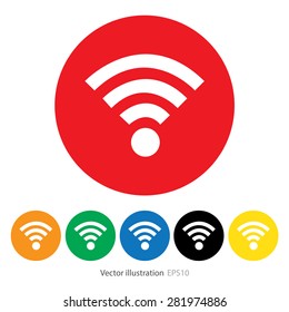 Set of wireless icon.