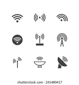Set Of Wireless Icons