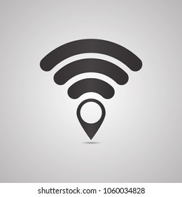 Set of Wireless and wifi icons