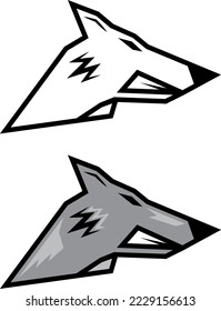 a set of wolf icons