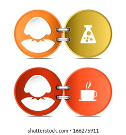 set of woman icon, vector