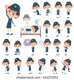 A set of women with injury and illness.
There are actions that express dependence and death.
It's vector art so it's easy to edit.
