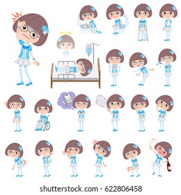 A set of women with injury and illness.
There are actions that express dependence and death.
It's vector art so it's easy to edit.