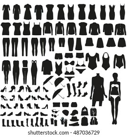 A set of women's clothing